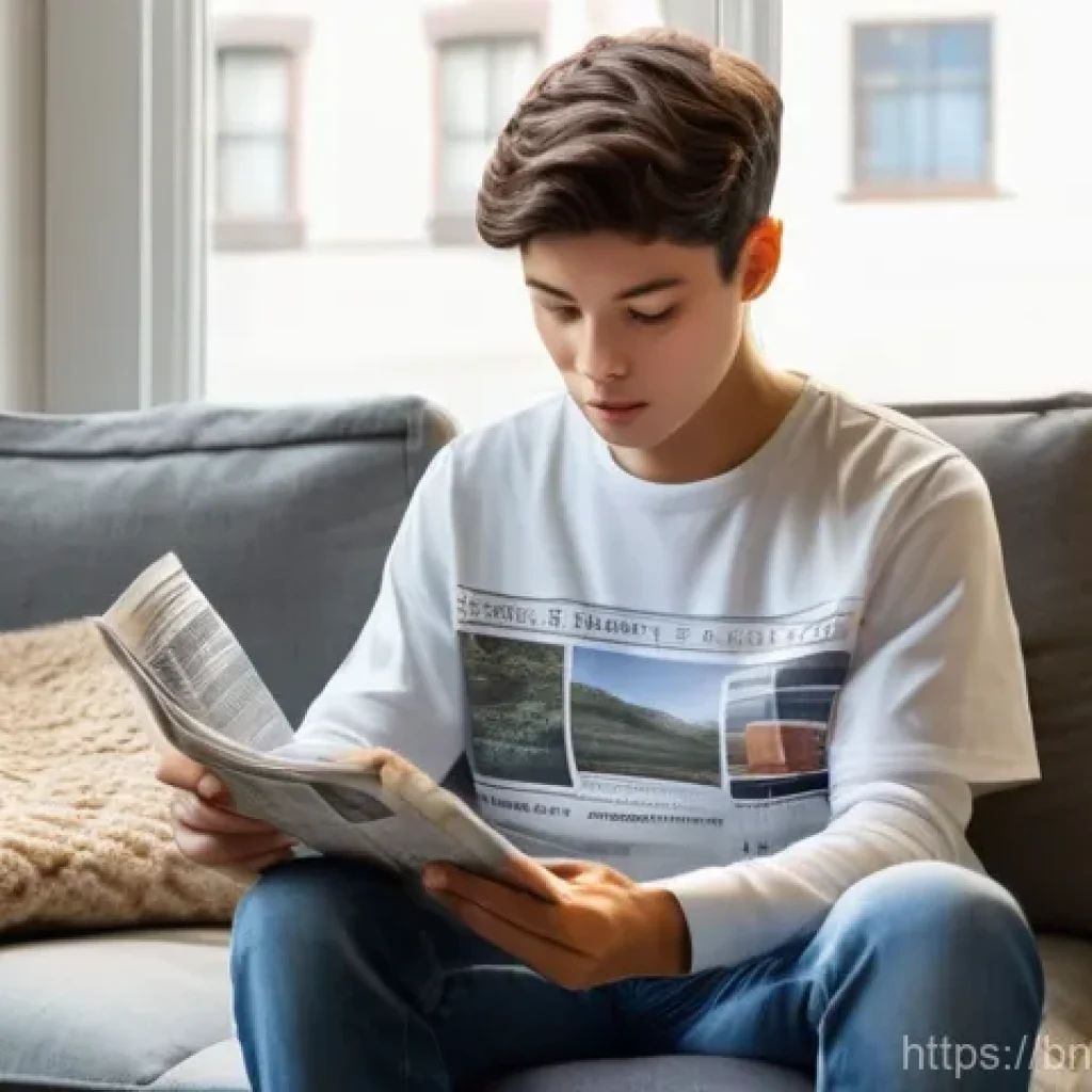 여론 형성과 미디어 - **Prompt 1: The Evolving Landscape of News Consumption**
    A contemporary living room scene, bathe...