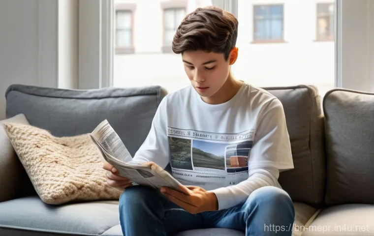 여론 형성과 미디어 - **Prompt 1: The Evolving Landscape of News Consumption**
    A contemporary living room scene, bathe...