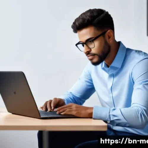 홍보 윤리 및 법률 - **Prompt: Digital Transparency and Ethical Content Creation**
    A young adult, appearing thoughtfu...